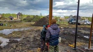 Заказать монтаж винтовых свай в Лесосибирск - цена под ключ с доставкой от 1871 шт
