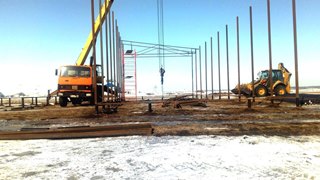 Аренда экскаватора погрузчика с ямобуром в Лесосибирск цена от 1559 руб